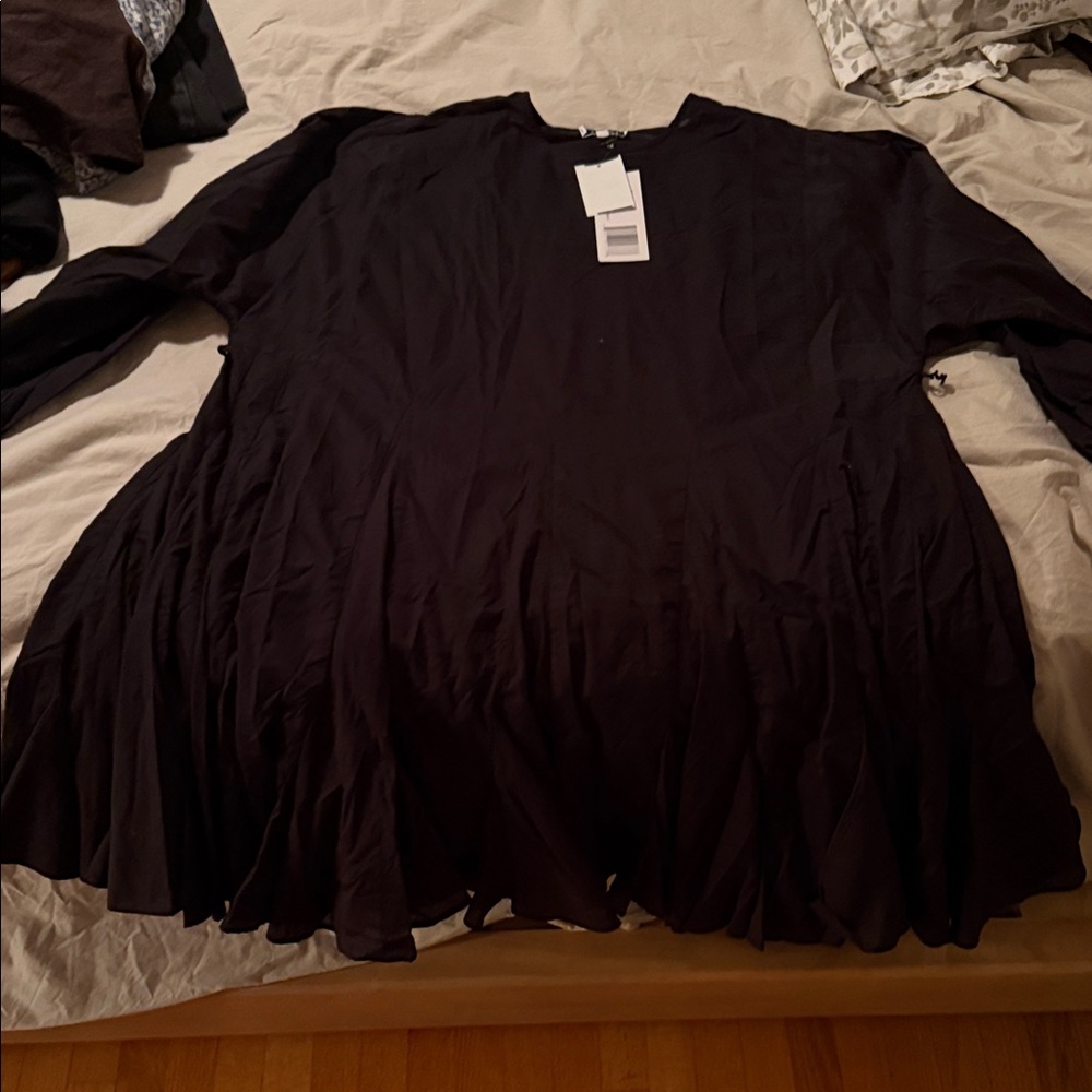 RHODE Black Long-Sleeve Dress